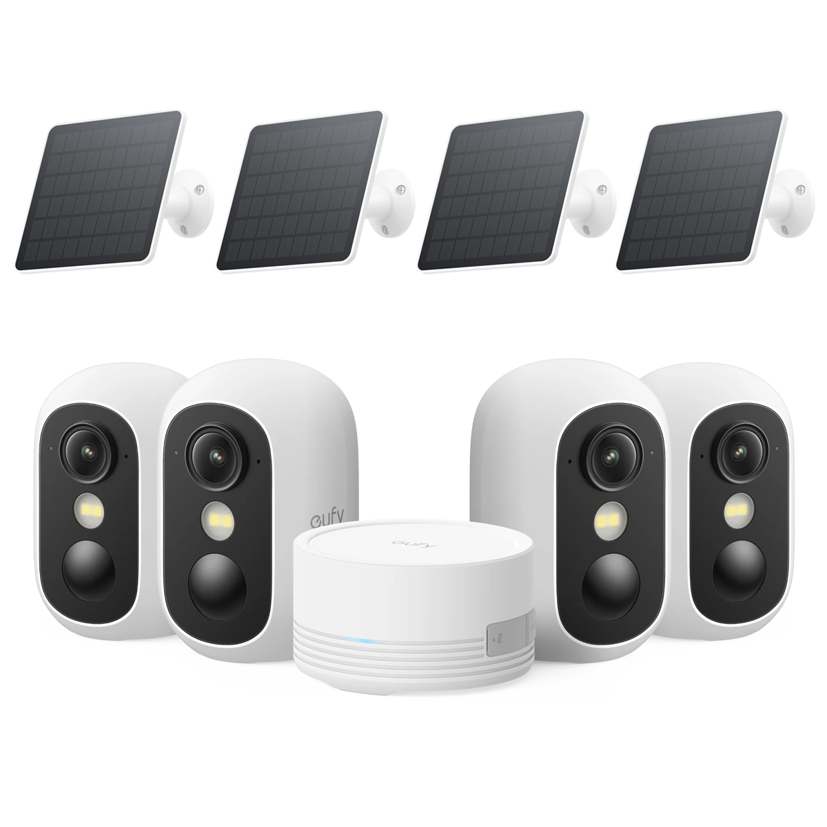 eufyCam C35 4-Cam Kit + 3W Solar Panel