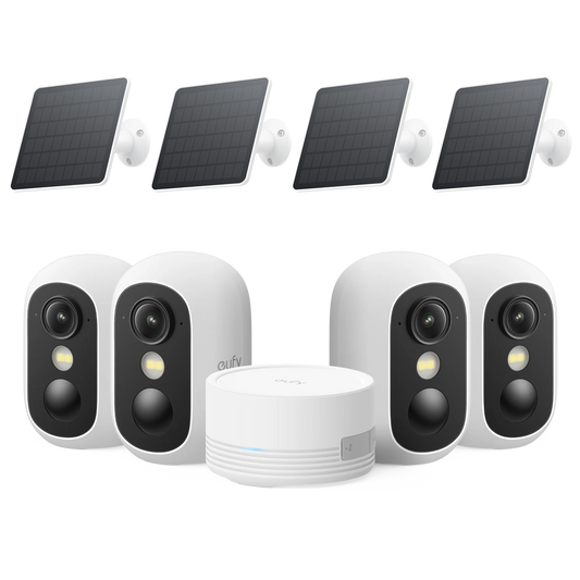 eufyCam C35 4-Cam Kit + 3W Solar Panel