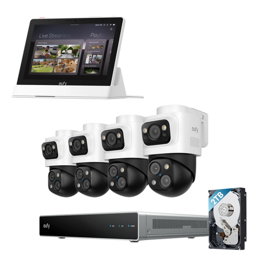 eufy Smart Display E10 + eufy PoE NVR Security System S4 Max