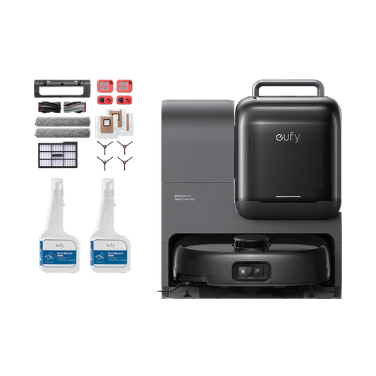 eufy Robot Vacuum Omni E28 + Accessories Package + Floor Cleaner*2